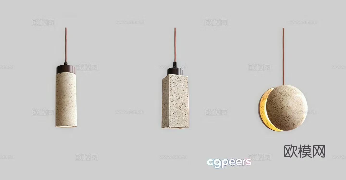 Medium-old small chandeliers restaurant chandeliers bar chandeliers bedside chandeliers 3D model