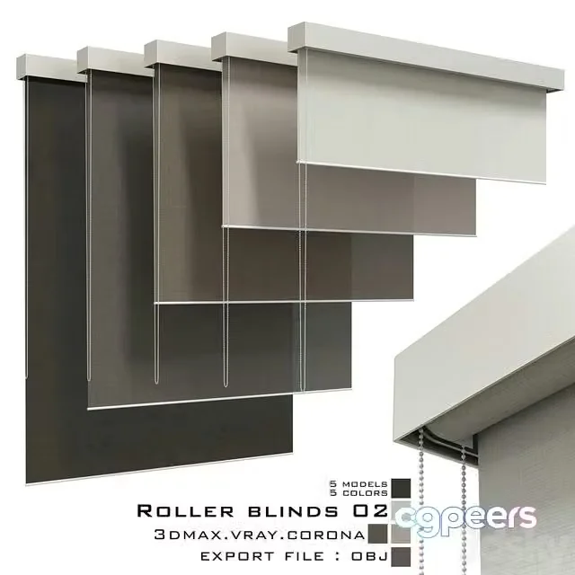 3ds Max Free – Roller blinds 02