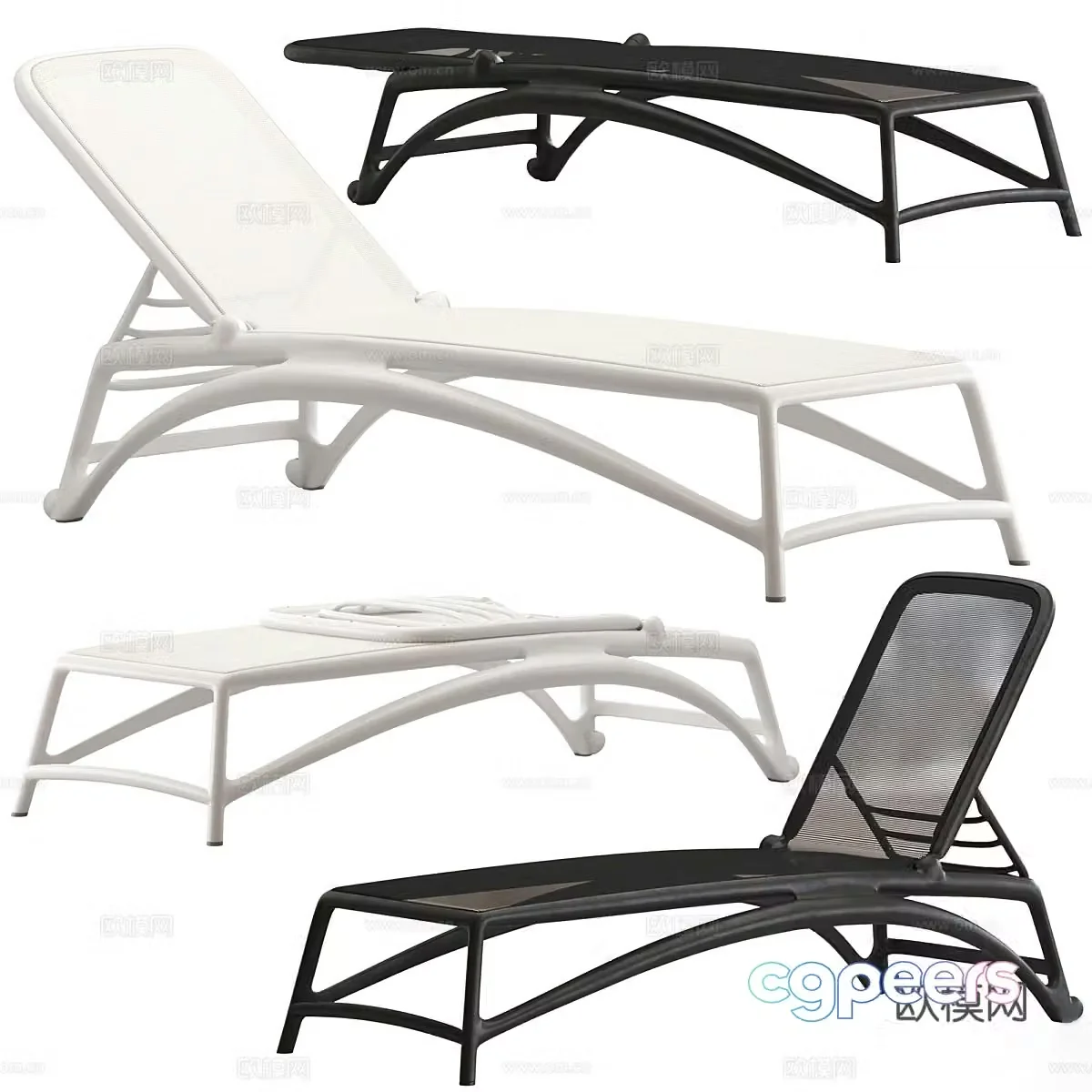 Single bed 3d model