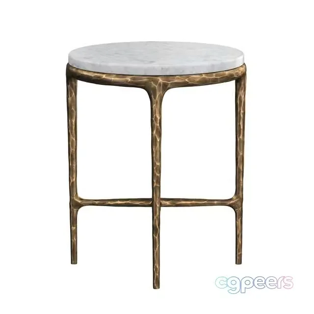 3ds Max Free – HADDEUS MARBLE ROUND SIDE TABLE