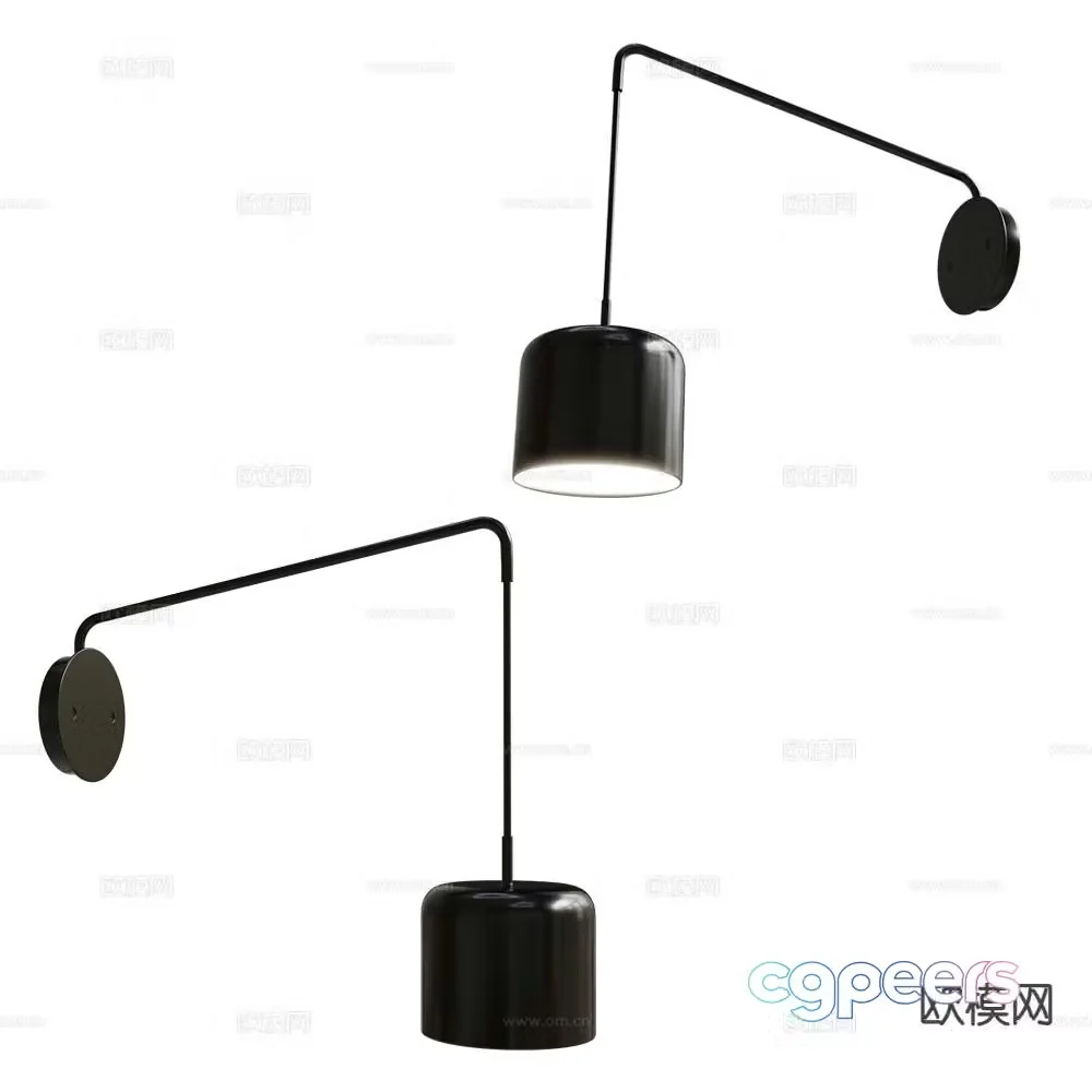 Ole simple wall lamp 3d model