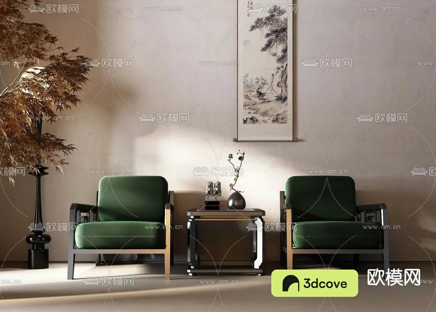 New Chinese style sofa set