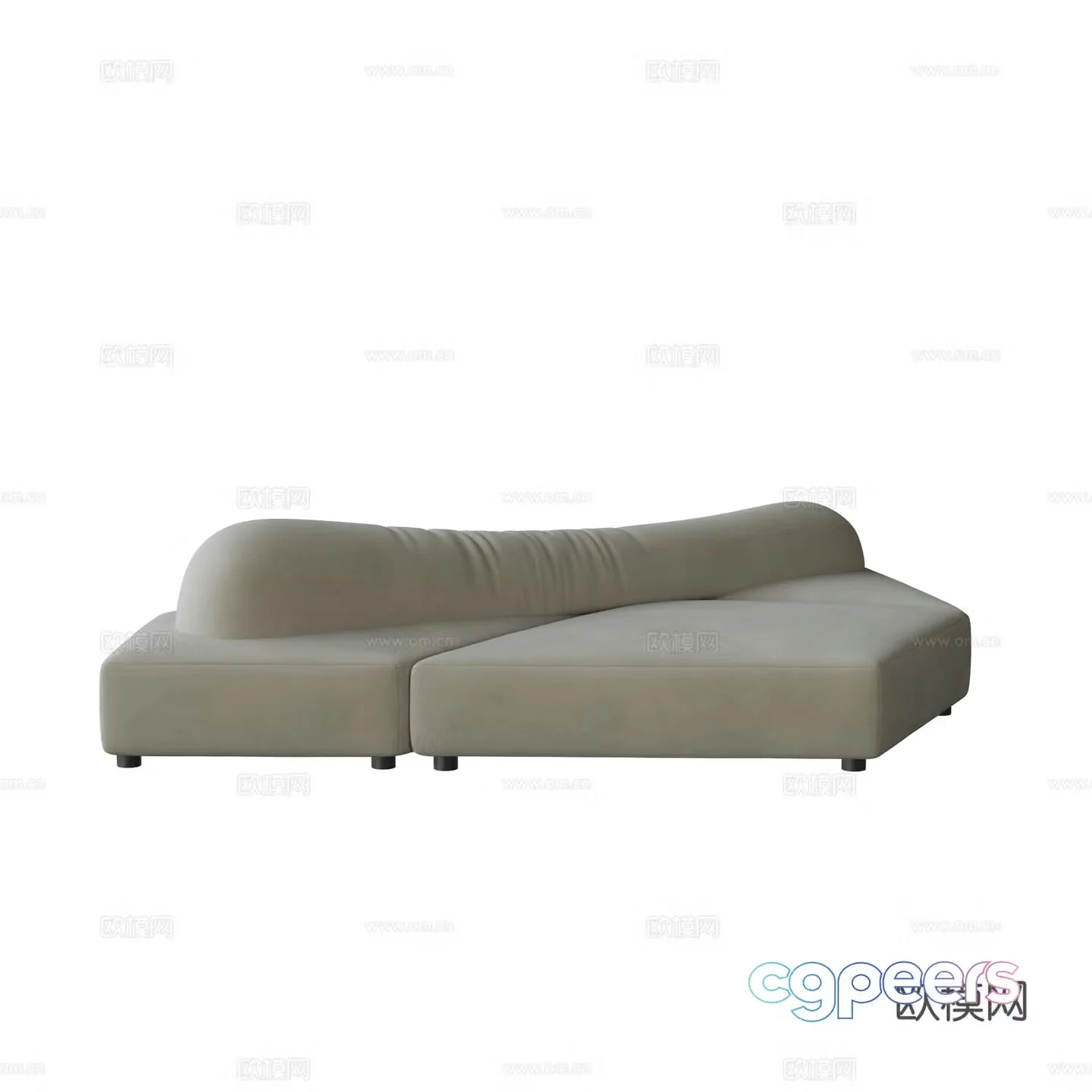 Special-shaped sofa 3d model