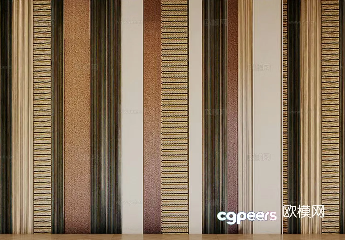 Wall panel Modern Wall panel 3D Model