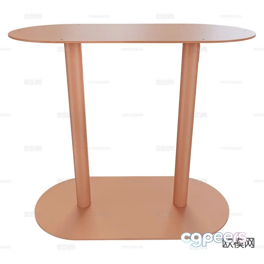 Delo modern side table corner table 3d model