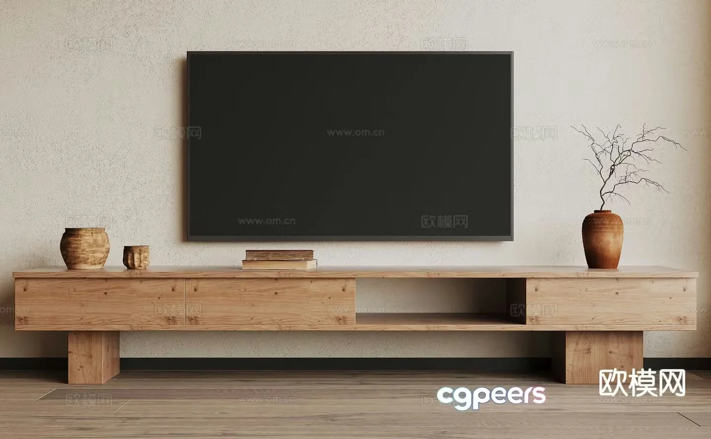 Wasabi TV Cabinet 3D Model