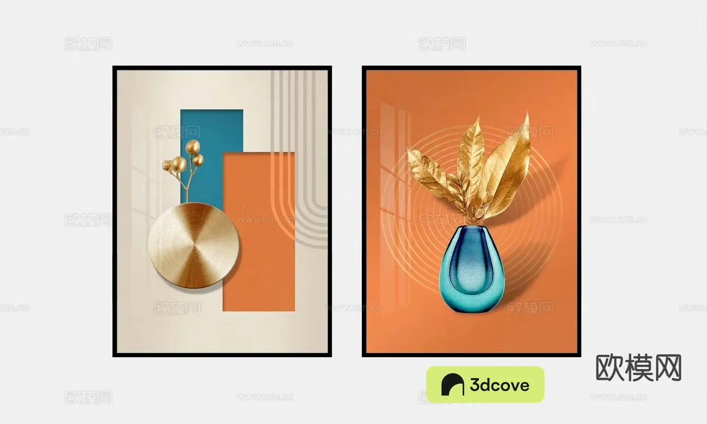 Modern art painting decorative painting