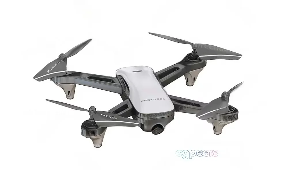 A Drone 3D Model – 5534 – VRAY Render