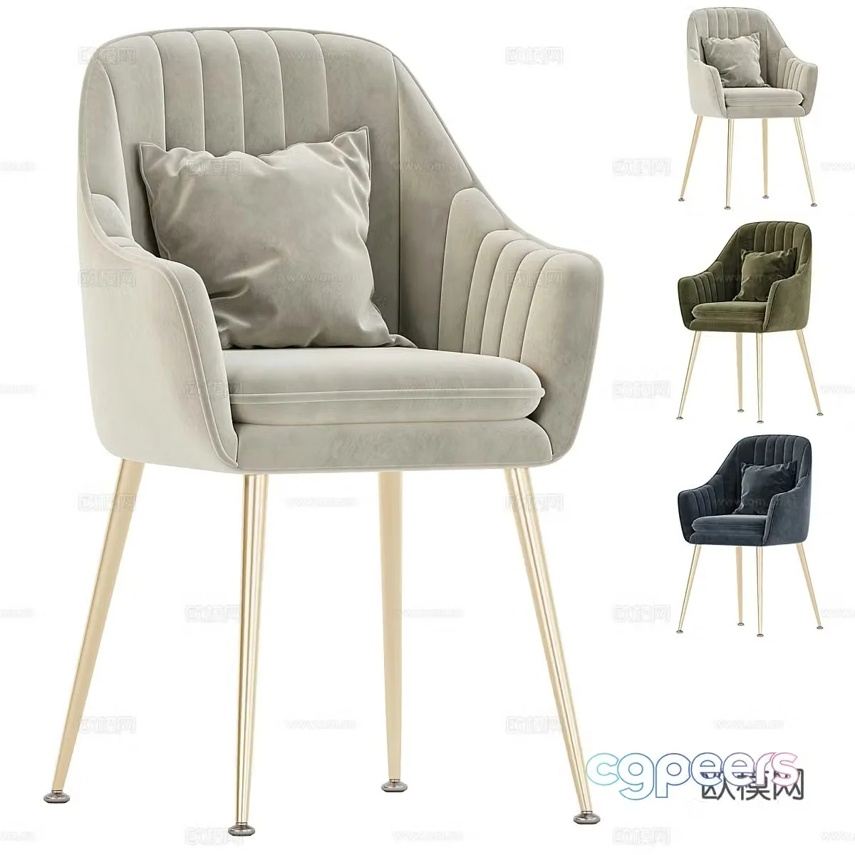 Dining chair 3d model