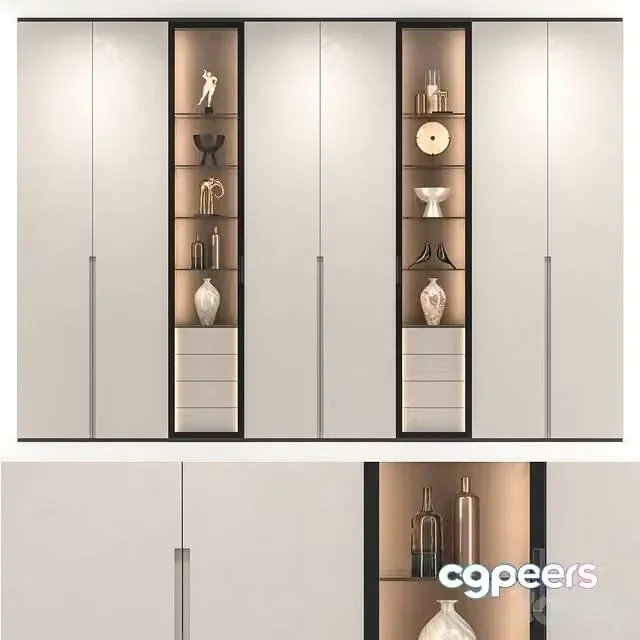 3ds Max Free – Cabinet by Igor Franch 1 (based on the Rimadesio Modulor modular system)