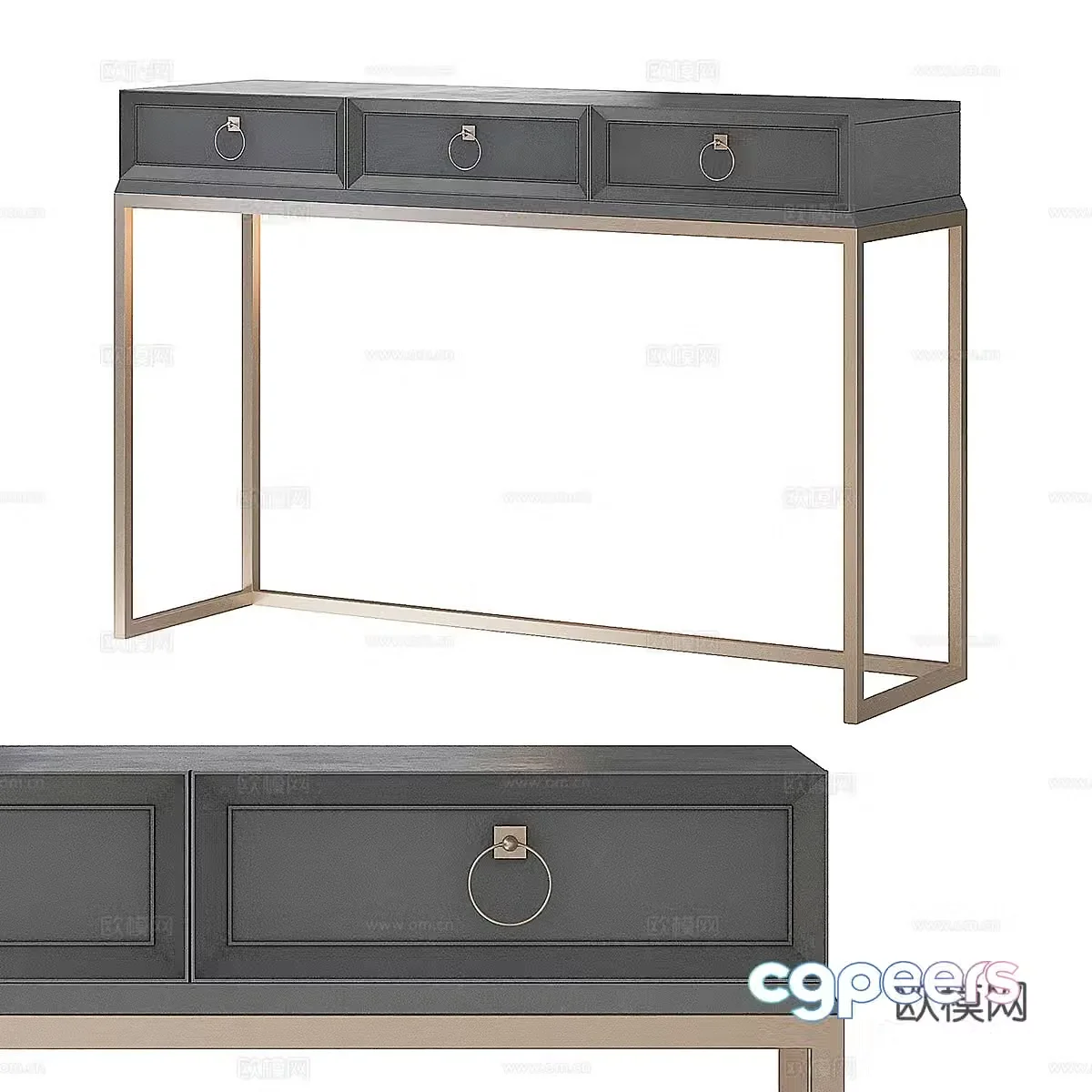 Desk 3d model