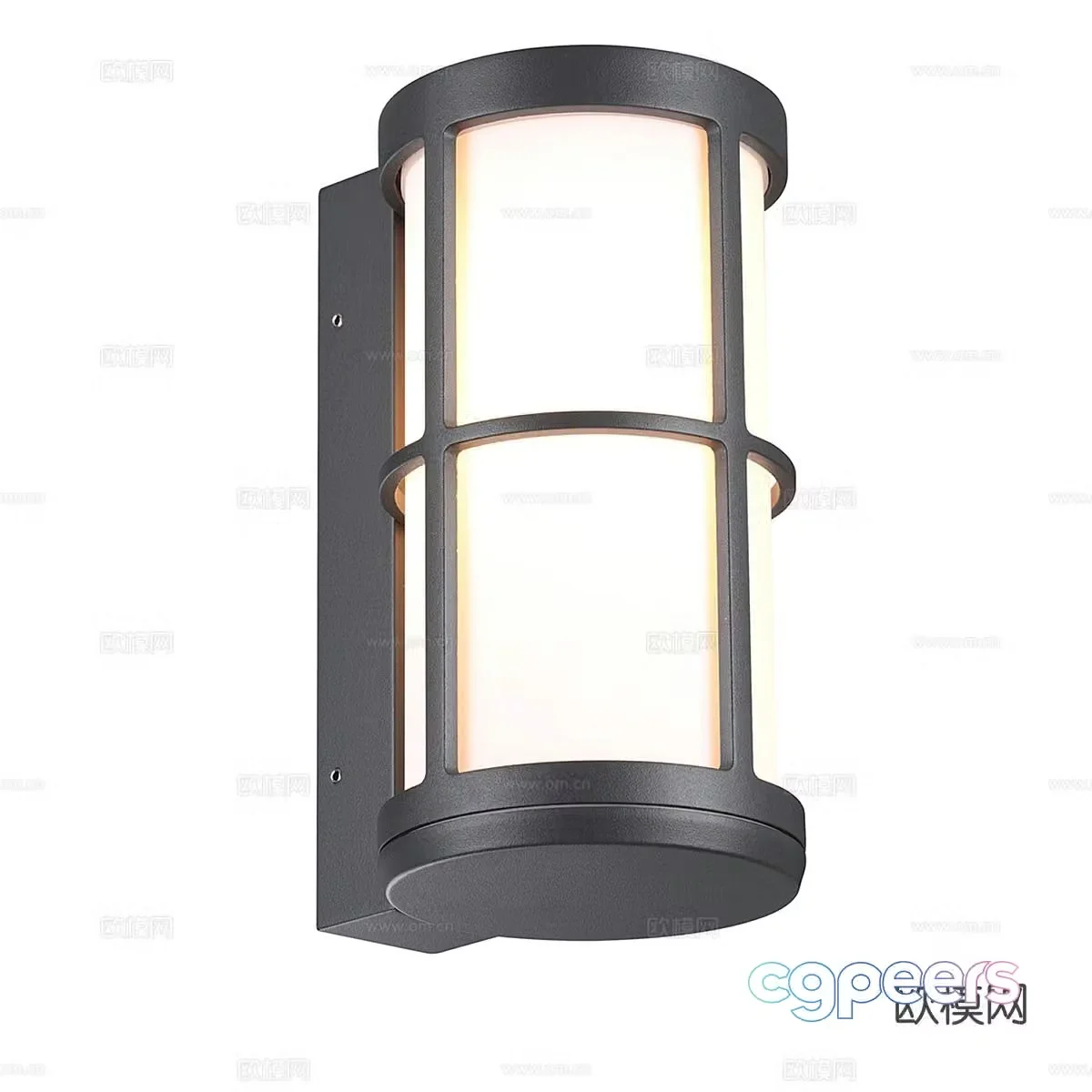 Outdoor wall lamp simple wall lamp 3d model