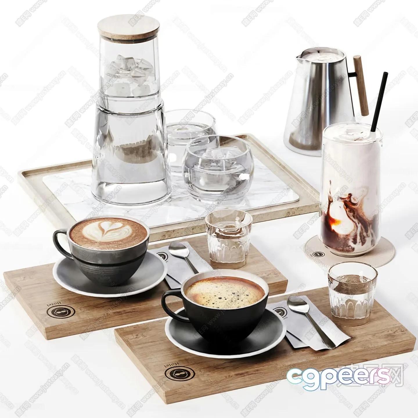 A Coffee Bar 3D Model – 16167 – CORONA Render