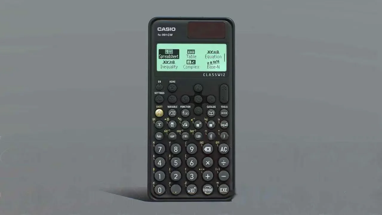 A Black Casio Calculator 3D Model – 5989 – VRAY Render