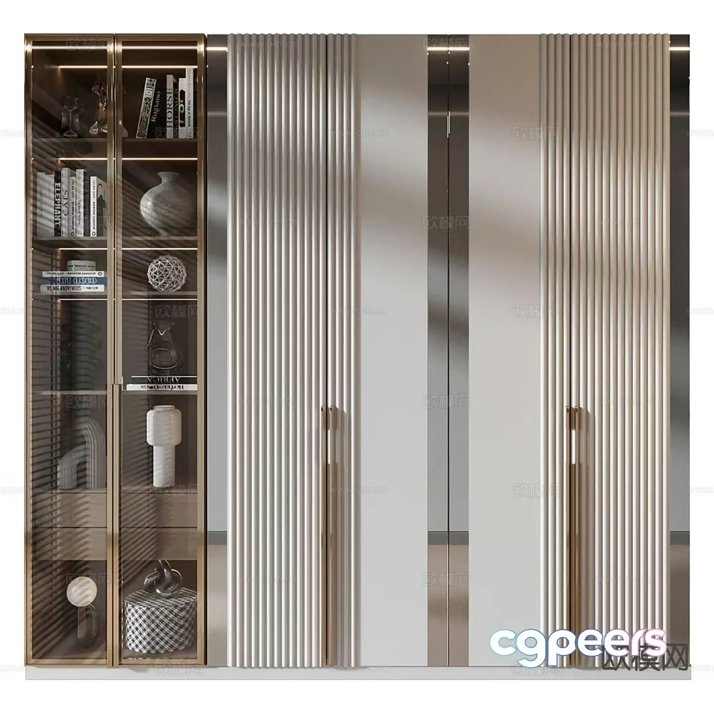Modern Wardrobe Wardrobe 3d Model
