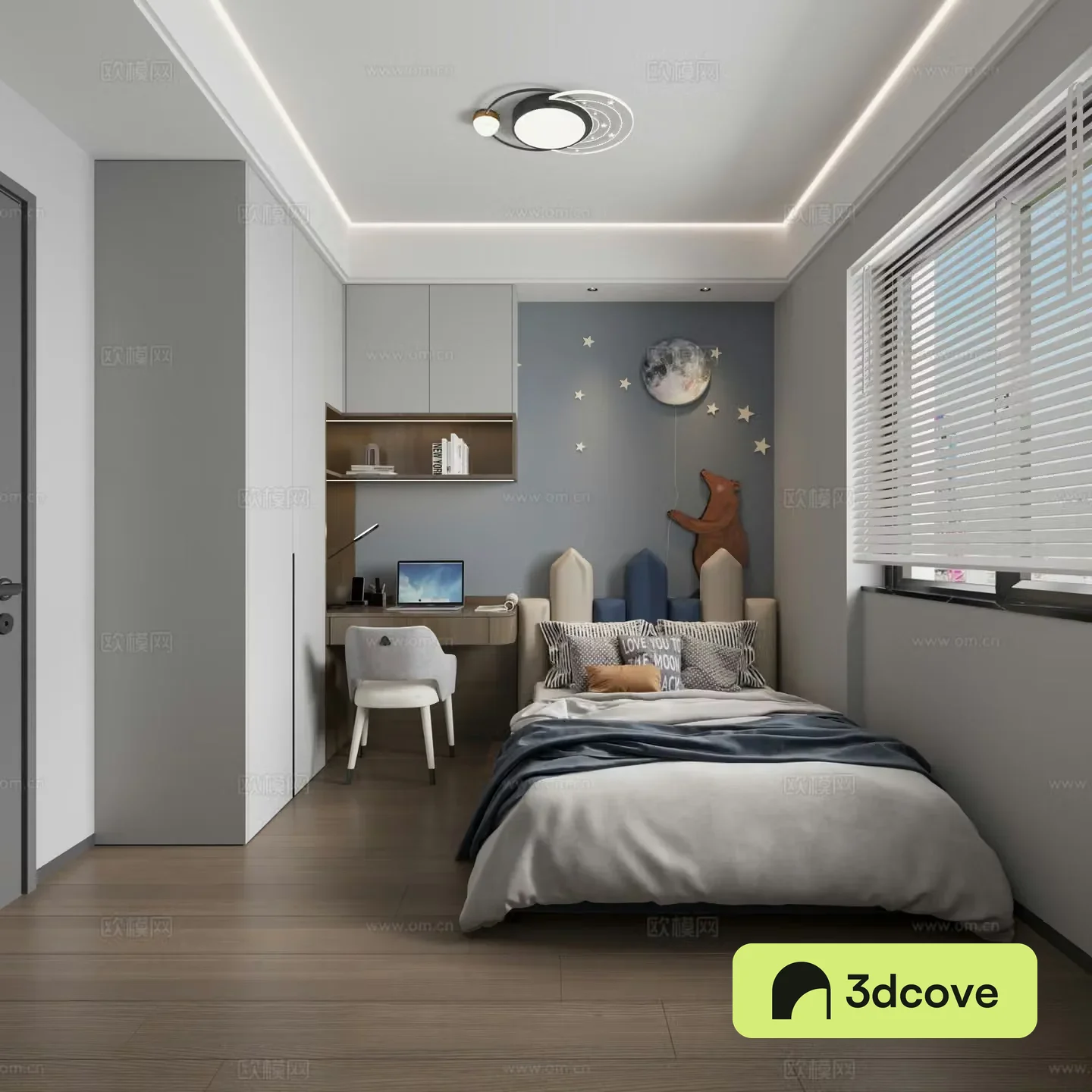 Modern children’s room boy’s room