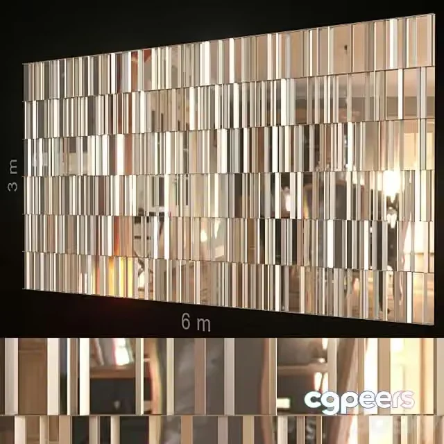 3ds Max Free – Decorative wall 195