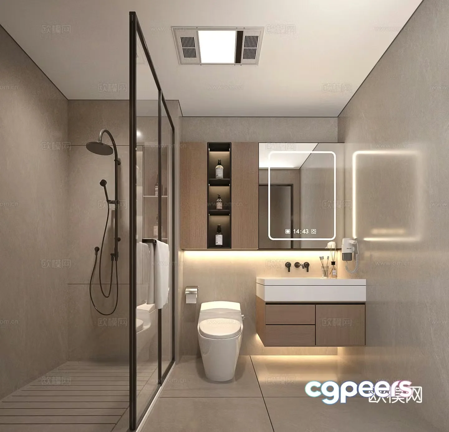 Bathroom 3d model 3d model