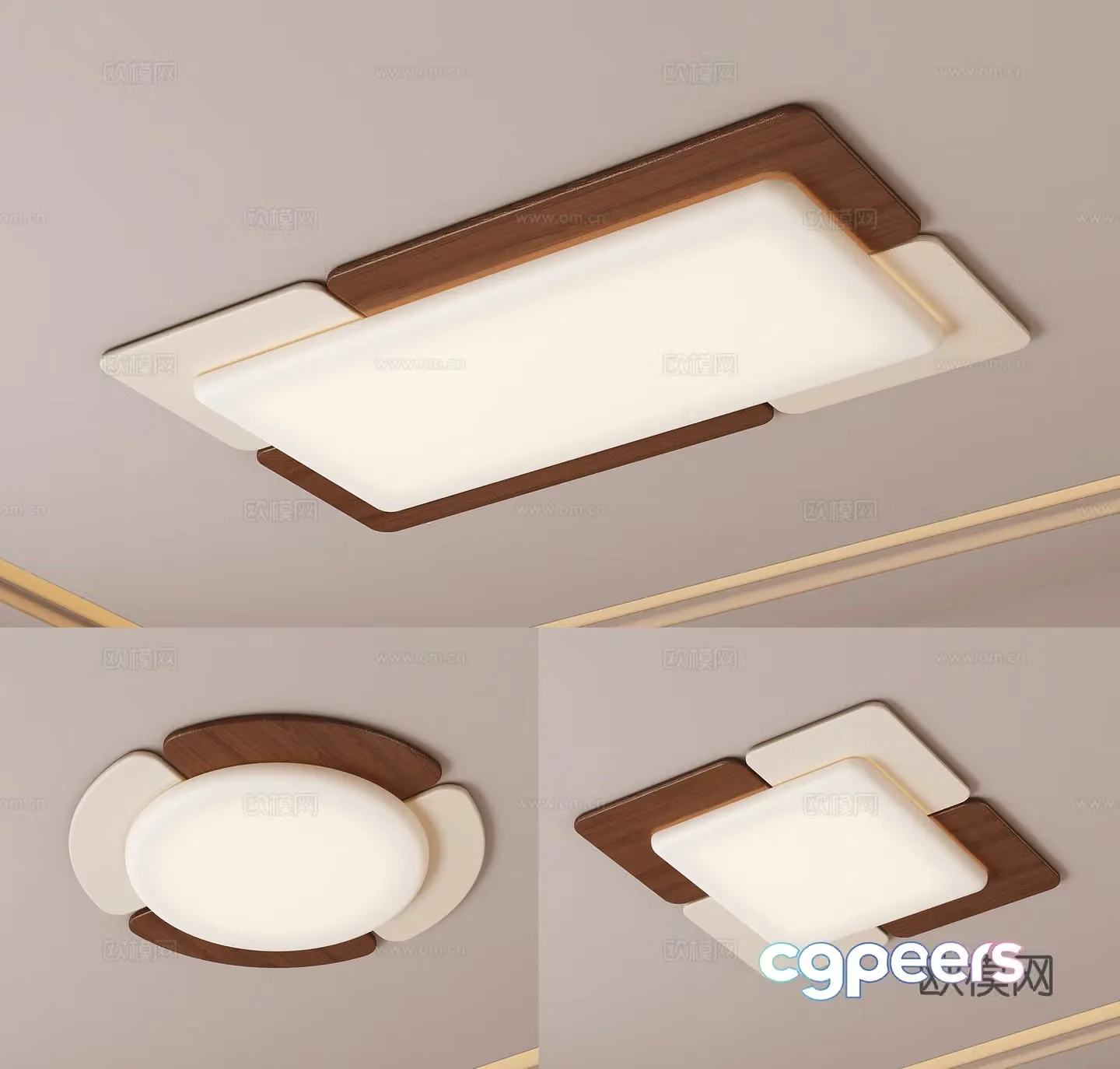 Medieval style ceiling lamp 3d model