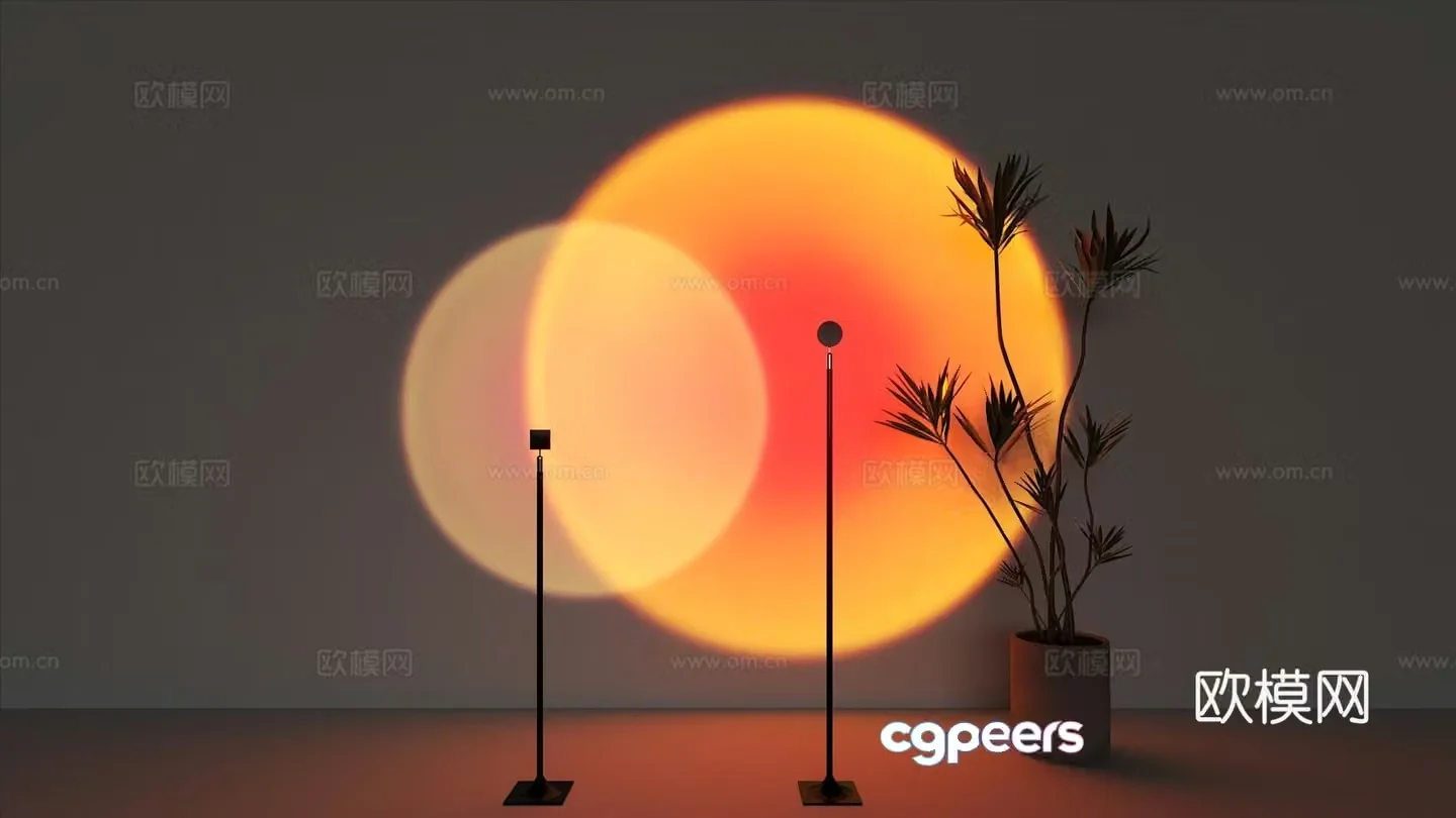Sun Lantern Light Sunlight 3D Model