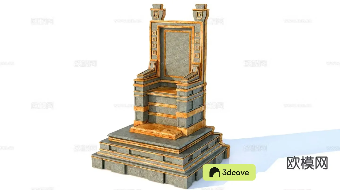 Peak Throne Royal Seat Game Props