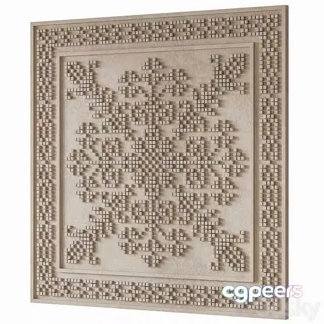 3ds Max Free – 70 Decorative Wall Art