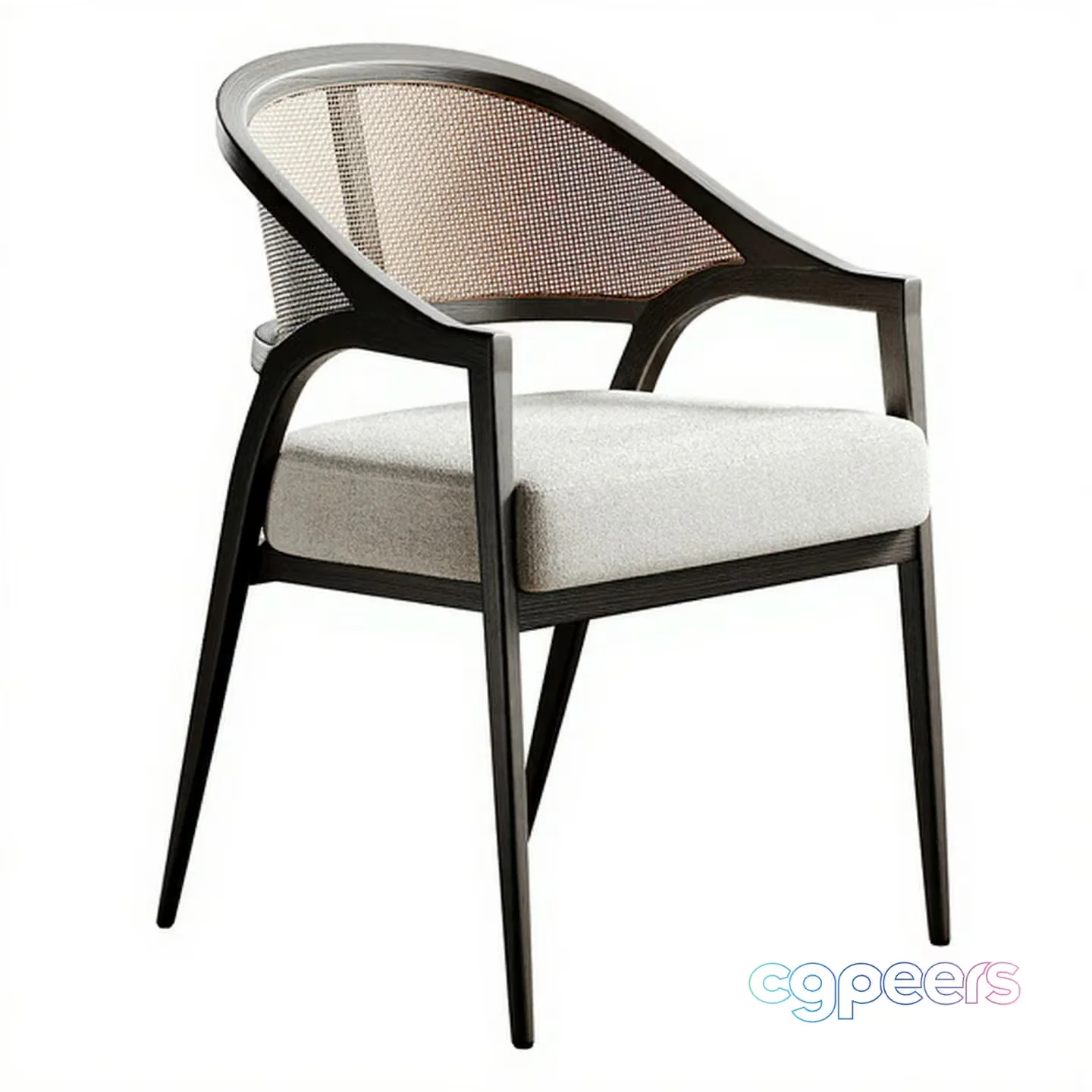 A Modern Wooden Chair 3D Model – 9607 – CORONA Render