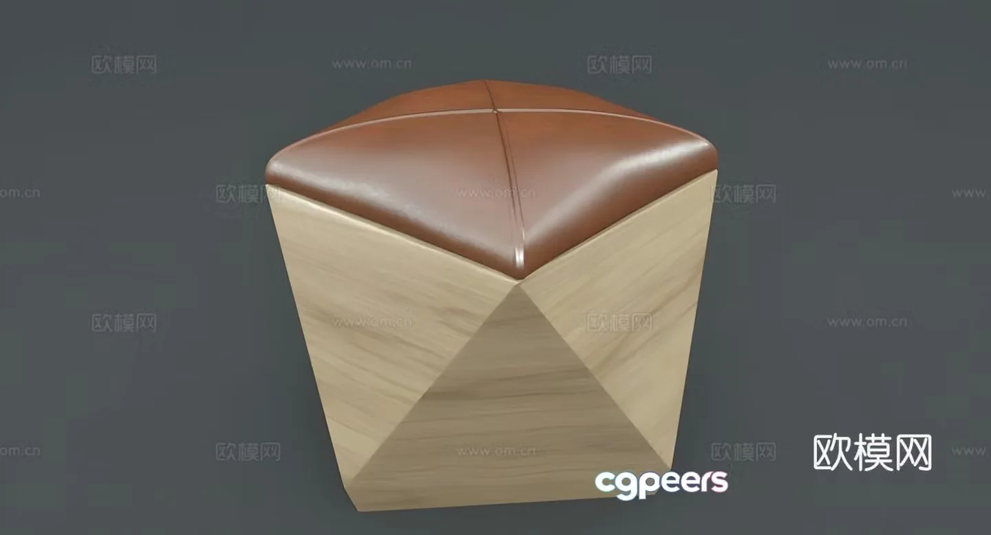 Stool sofa stool 3d model