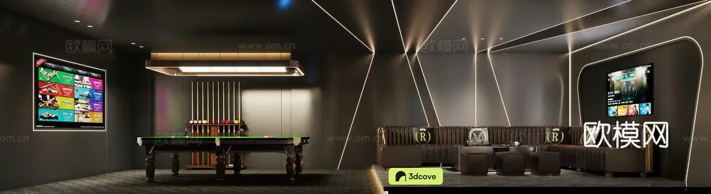 Billiards room k song room