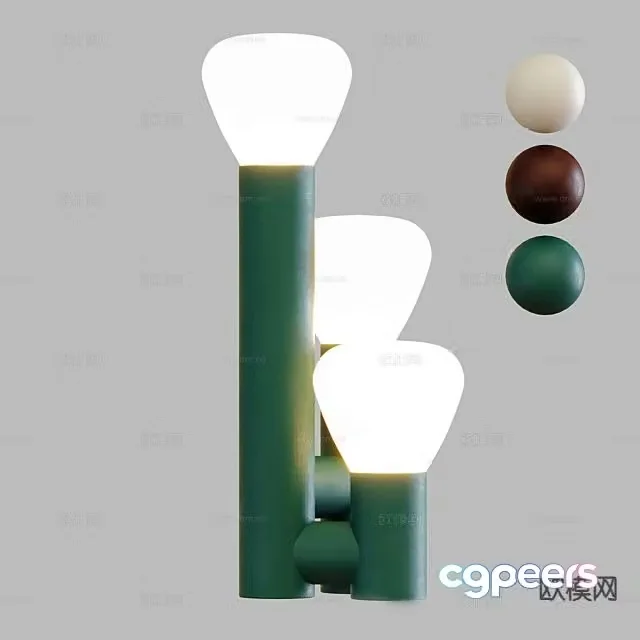 Creative desk lamp 3d model