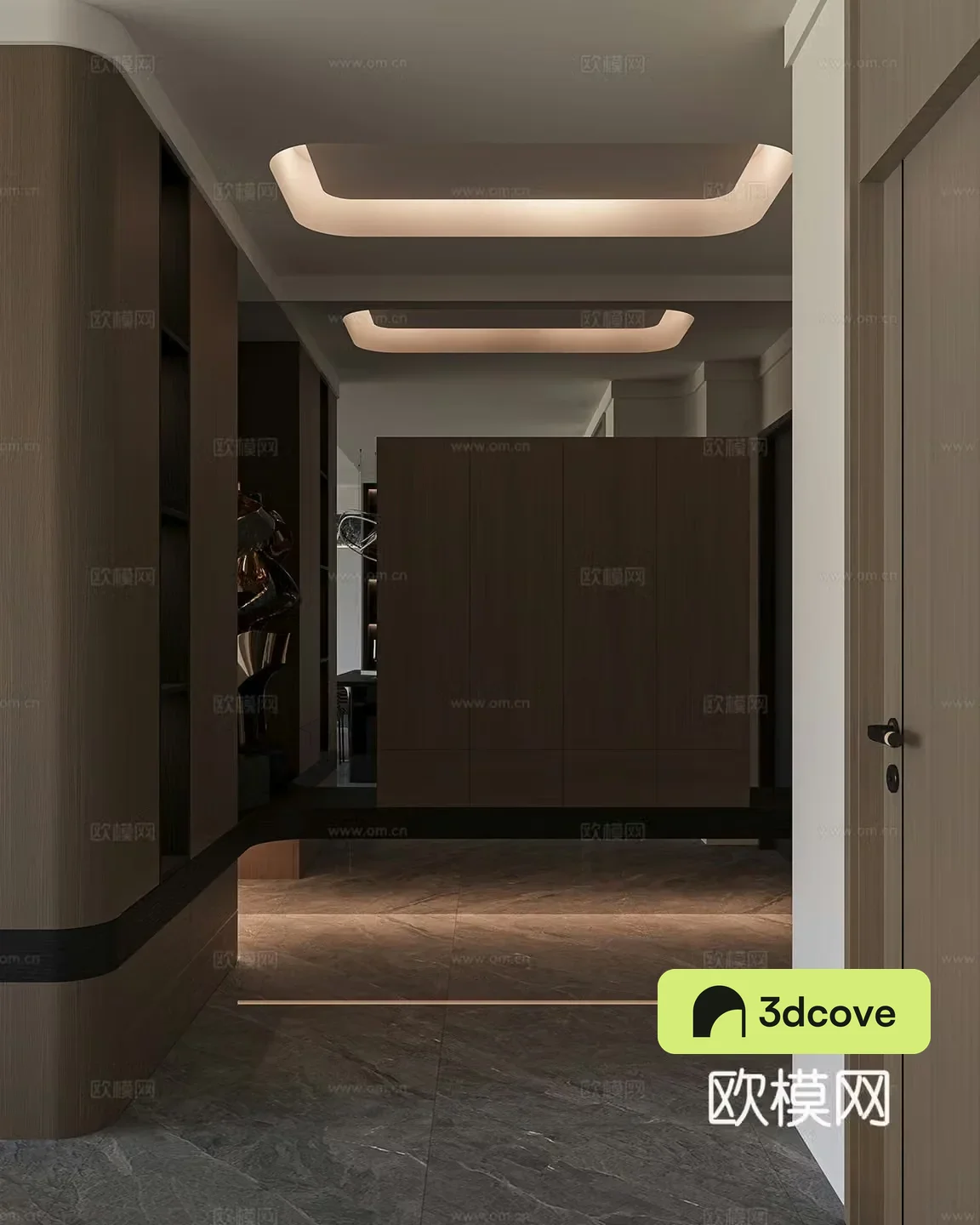 Modern entrance hallway