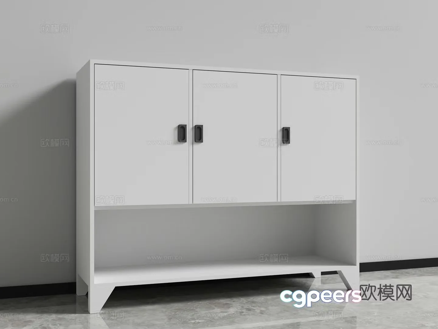 File cabinet tea cabinet locker 3d model