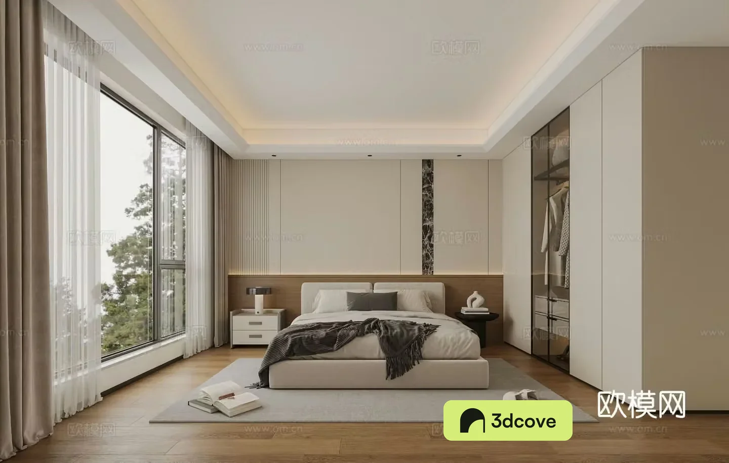 Modern bedroom