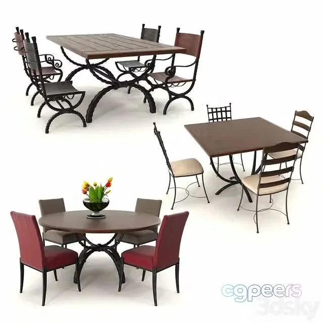 3ds Max Free – Furniture by Charleston Forge