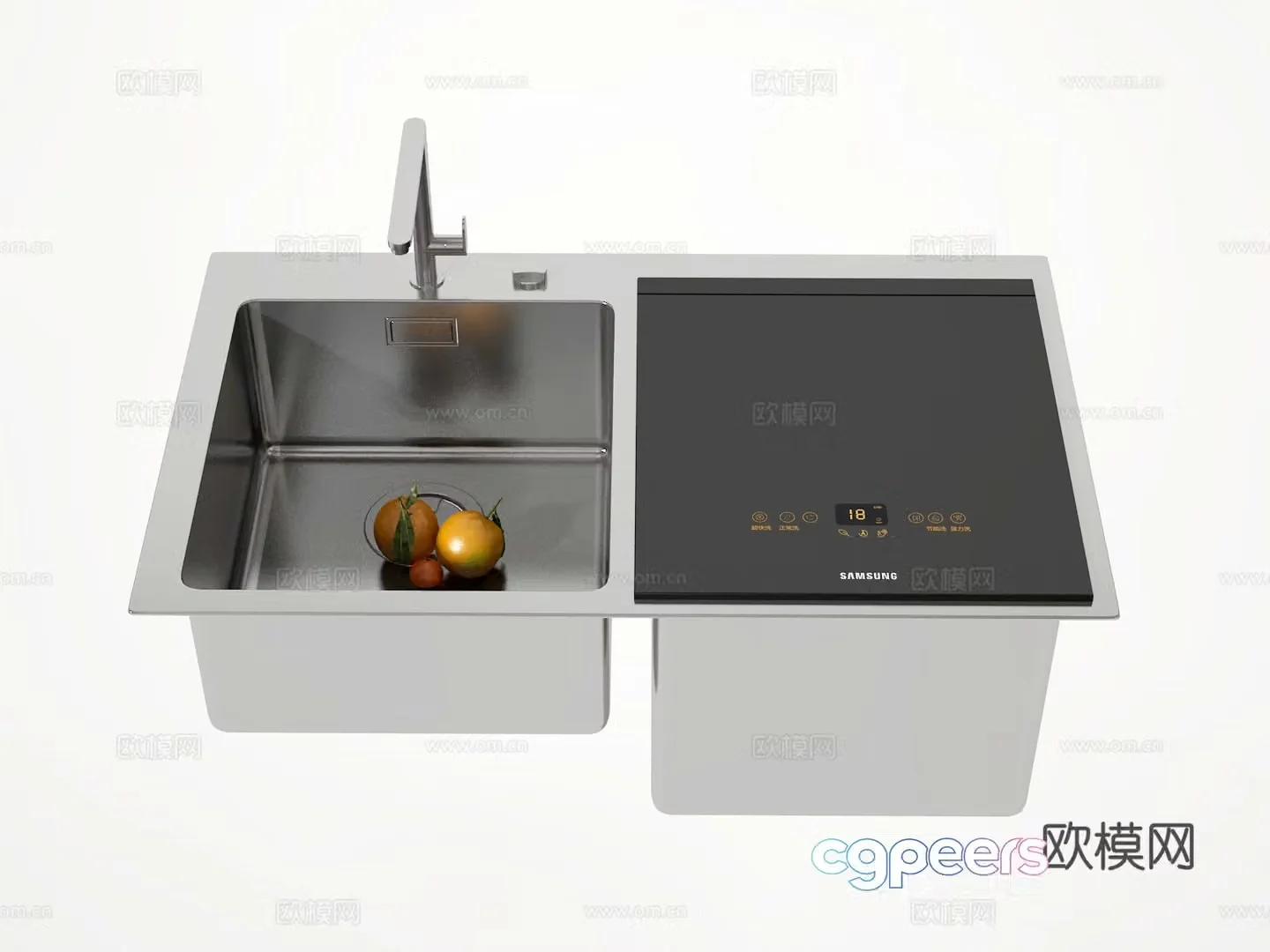 3D model of washing basin