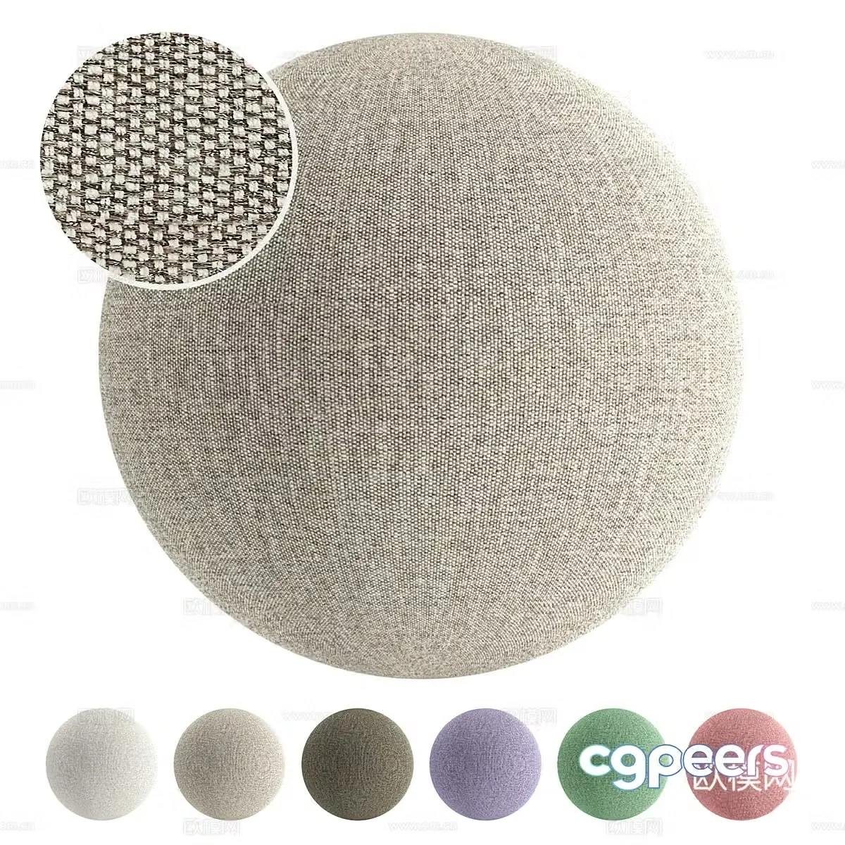 Fabric Textile Cotton and Line 3D Model