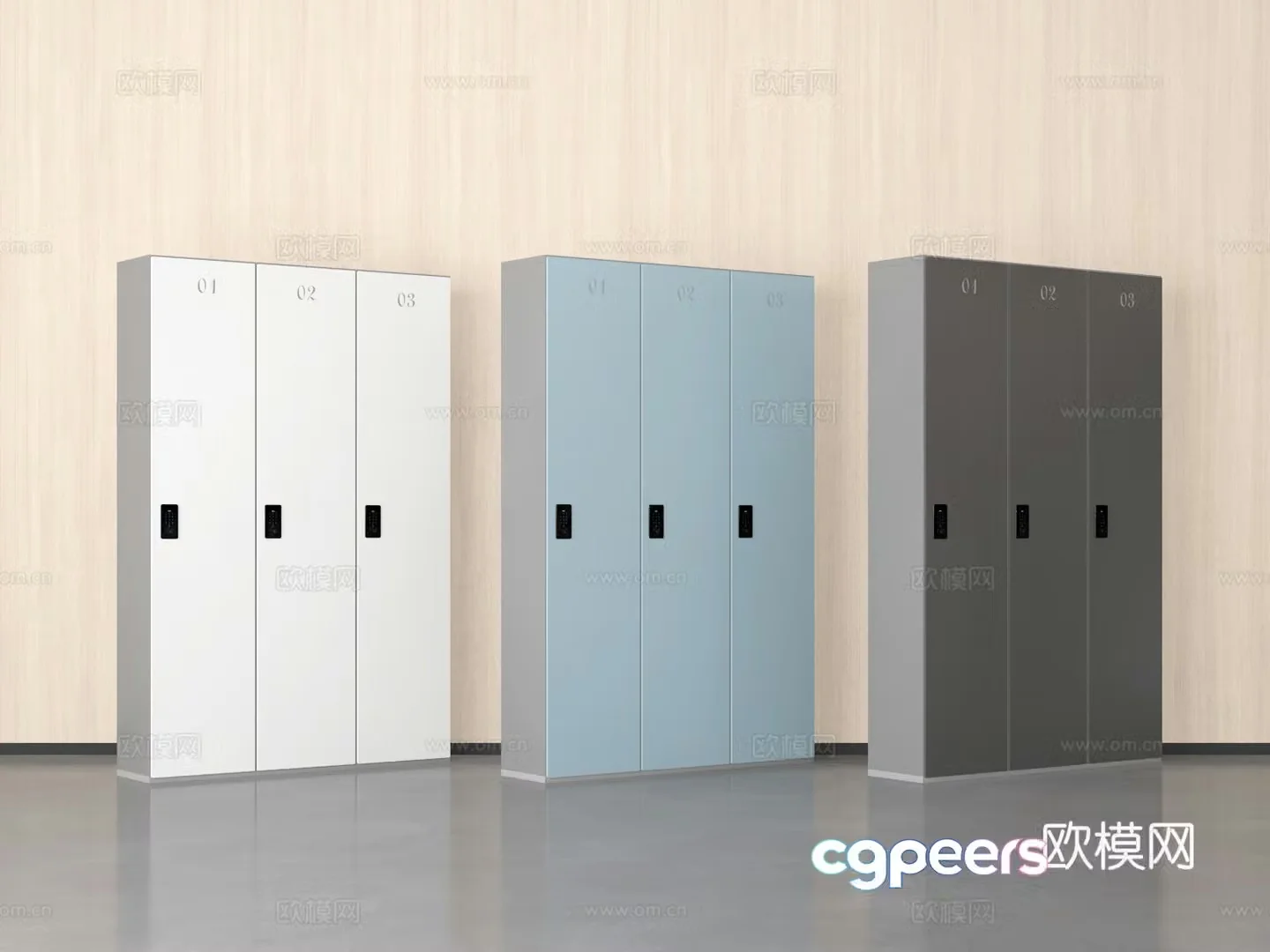 locker locker 3d model