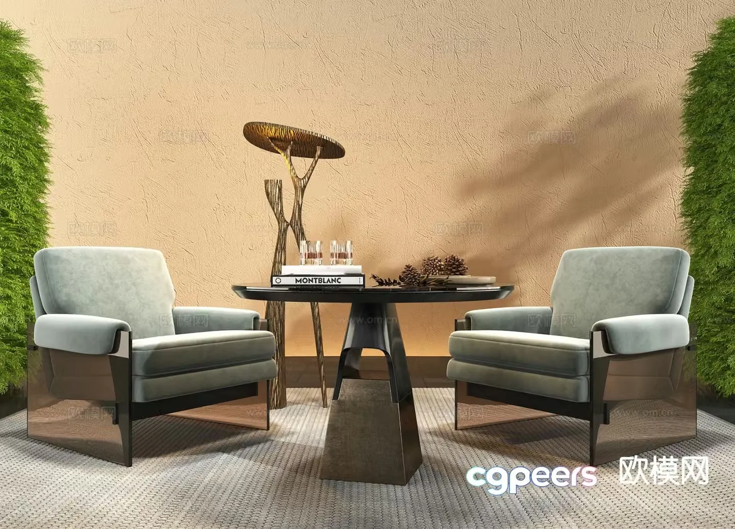 Sofa chair leisure chair 3d model