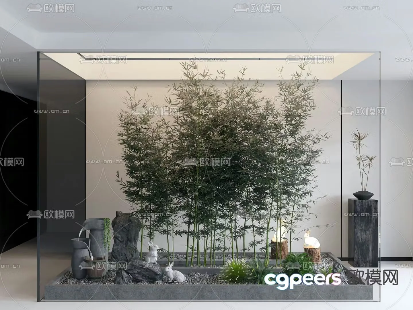 Indoor landscaping indoor landscape 3d model