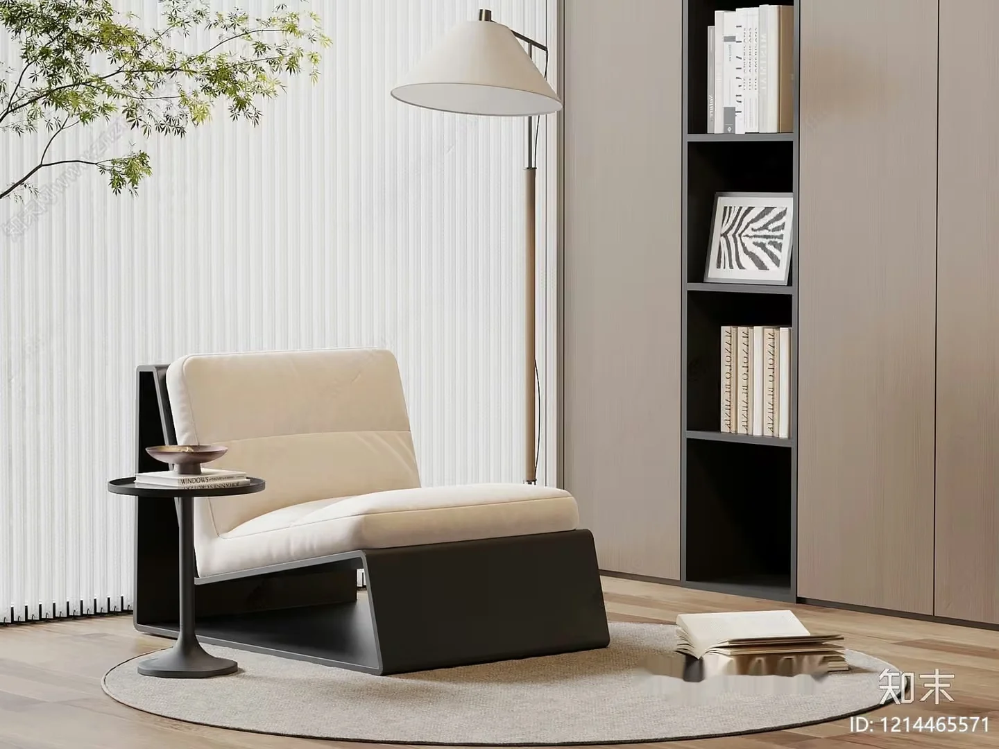 Modern Minimalist Decor 3D Model – 16521 – VRAY Render