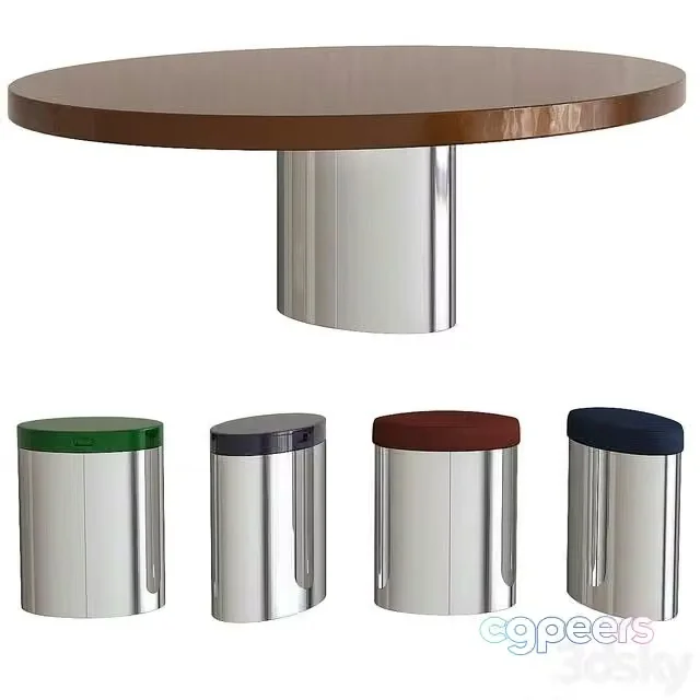 3ds Max Free – RAYMOND Minotti coffee tables