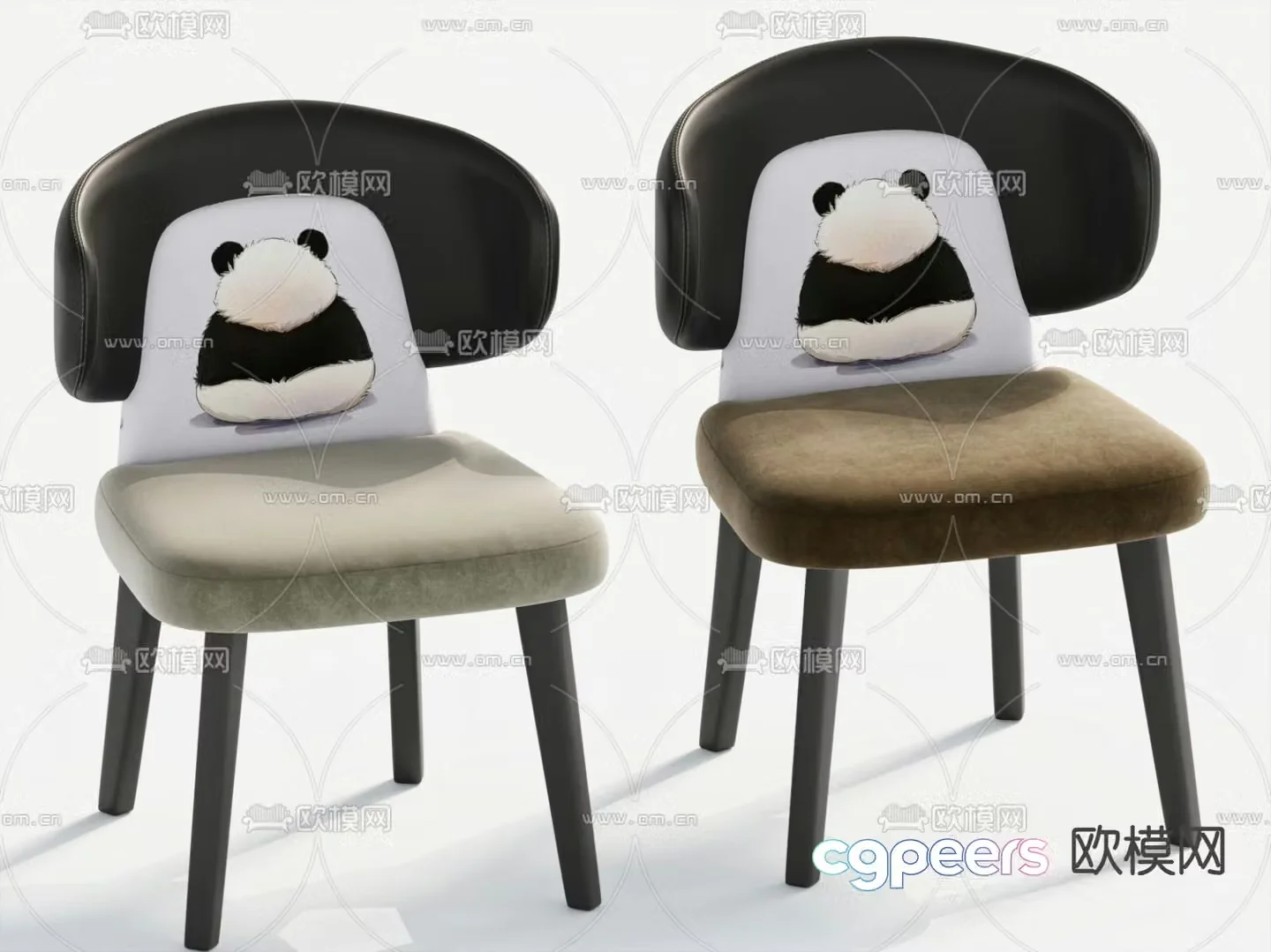 Cartoon stool children’s chair cartoon stool chair 3d model