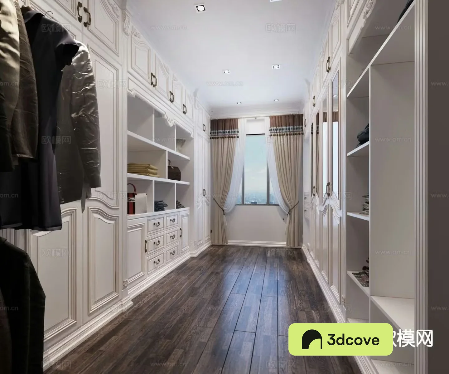 European style cloakroom