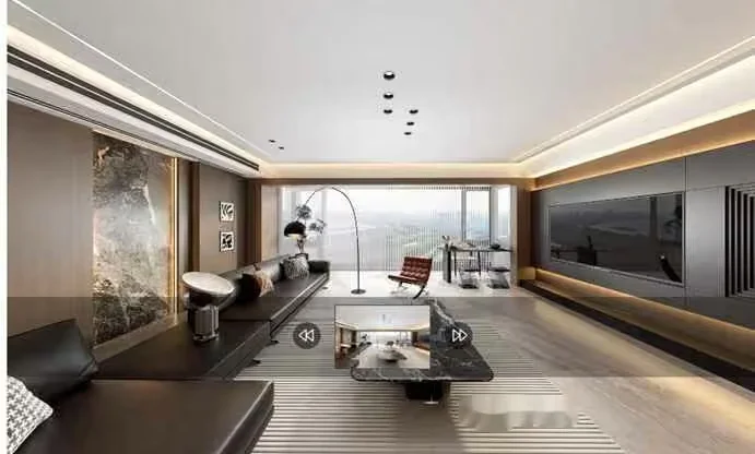 Modern Living Room 3D Model – 15384 – VRAY Render