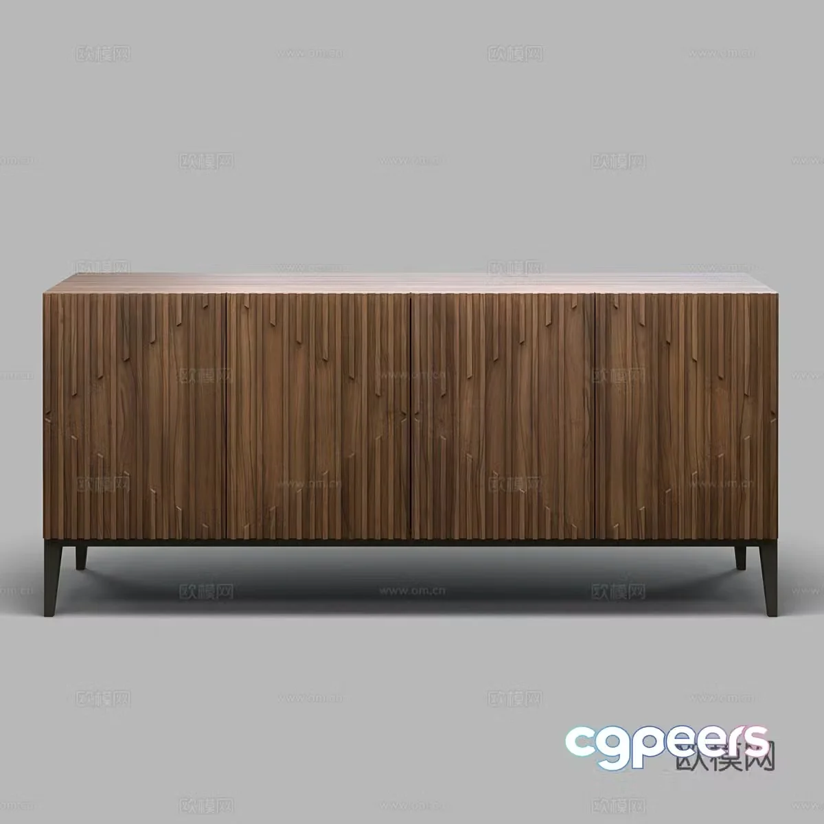 Modern Italian TV Cabinet 3D Model