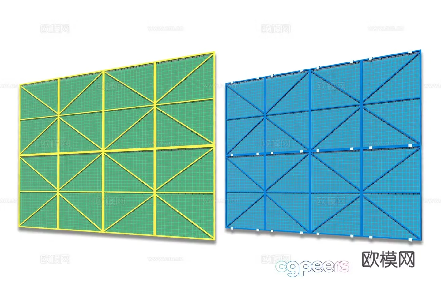 Building protection net construction site safety net climbing mesh 3D model