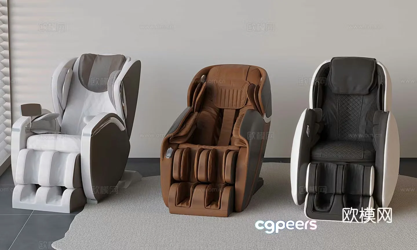 Massage chair 3d model