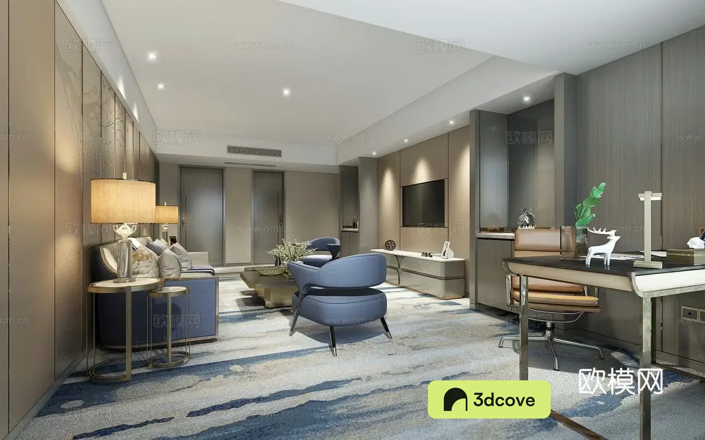 Hotel room presidential suite