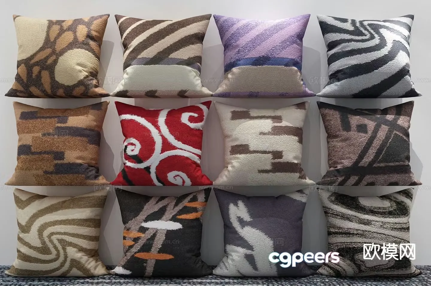 Modern pillow pillow 3d model