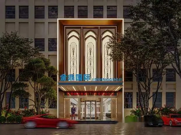 The Main Subject Is A Building With A Sign And It Appears To Be 3D Model – 4962 – VRAY Render